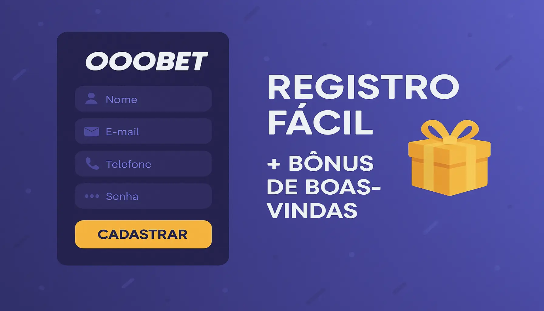 Não Perca tempo, o rRgistro na site OOOBET